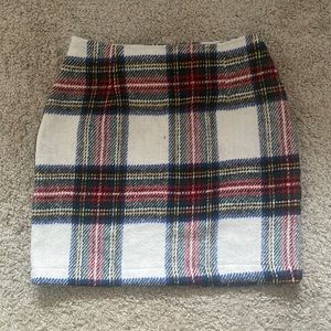 Plaid skirt